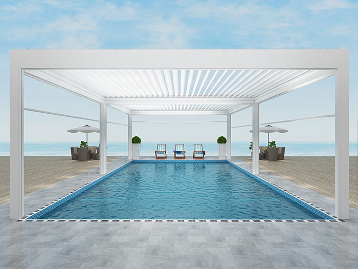 電動百葉涼亭M145