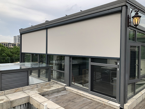 遮陽電動防風卷簾系統 遮陽電動防風卷簾系統