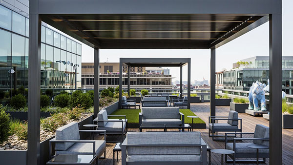 科學(xué)合理的系統(tǒng)設(shè)智能鋁合金涼亭，進一步提高生活質(zhì)量。